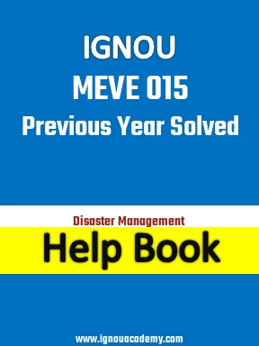 IGNOU MEVE 015 Previous Year Solved Question Paper